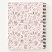 ナースベビーシャワーギフトリストノート ノートブック (裏面)