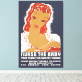 ナースベビー キャンバスプリント (インサイチュ (ウッドフロア))