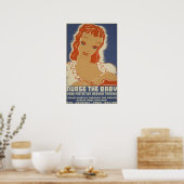 ナースベビーWPAポスター ポスター (キッチン)