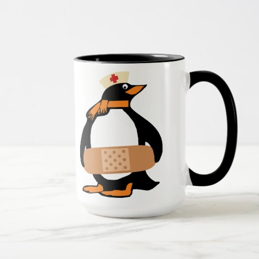 ナースペンギン(バンドエイド付き) マグカップ (右)