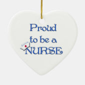 ナースペンダントのオーナメントがあること誇りを持った セラミックオーナメント (裏面)