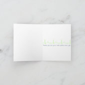 ナースポケットありがとう青 サンキューカード (内部)