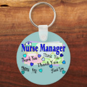 ナースマネージャーありがとう キーホルダー (正面)