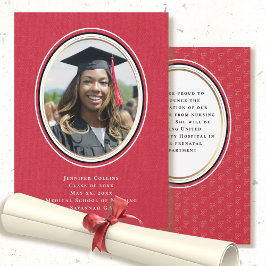 ナースミニマル発表赤金ゴールド卒業 招待状