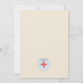 ナースメダリオン招待状 招待状 (裏面)