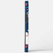 ナースメディカルアートネイビーブルーパーソナライズされた名 Case-Mate iPhoneケース (裏面 / 右)