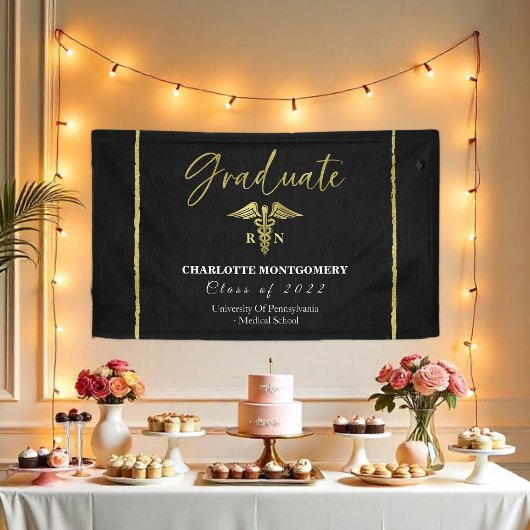 ナースメディカルカドゥセウスグラードパーティー 横断幕