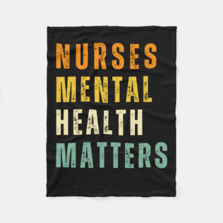 ナースメンタルヘルスSステッカー フリースブランケット