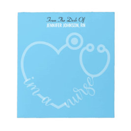 ナースモダンのStethoscope名 ノートパッド