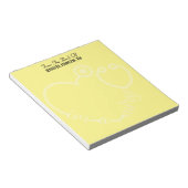 ナースモダンのStethoscope名 ノートパッド (アングル)