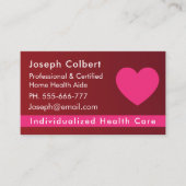 ナースモダン介護者バイージュ医療QRコード 名刺 (正面)