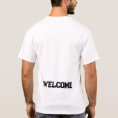 ナースモード感謝ハート聴診器デザイン Tシャツ (裏面)