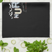 ナースモード終日毎日ハロウィーンデザインクラス キッチンタオル (折り畳み)