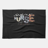 ナースモード終日毎日ハロウィーンデザインクラス キッチンタオル (横)