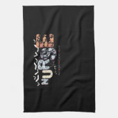 ナースモード終日毎日ハロウィーンデザインクラス キッチンタオル (縦)