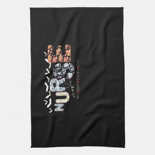 ナースモード終日毎日ハロウィーンデザインクラス キッチンタオル (縦)