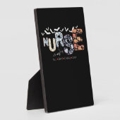 ナースモード終日毎日ハロウィーンデザインクラス フォトプラーク (側面)