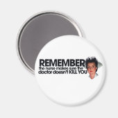 ナースユーモア マグネット (正面/裏面)