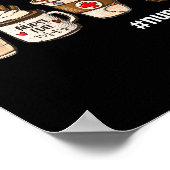 ナースライフおもしろいコーヒーナース燃料登録Nur ポスター (角)