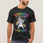 ナースライフの魔法の瞬間 ユニコーンエディション Tシャツ (正面)