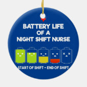 ナースライフセーバー看護エネルギーナイトシフト セラミックオーナメント (裏面)