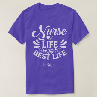 ナースライフダークカラーTシャツ Tシャツ
