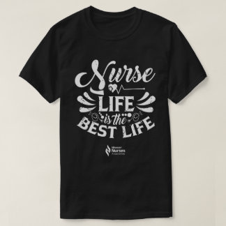 ナースライフダークカラーTシャツ Tシャツ