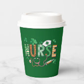ナースライフナースデイギフトSt patricks day 紙コップ (正面)