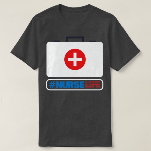 ナースライフナース感謝ウィークギフトナース Tシャツ (デザイン正面)