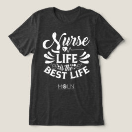 ナースライフ暗色 トライブレンドTシャツ
