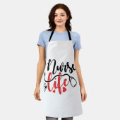 ナースライフ エプロン (着用した状態)