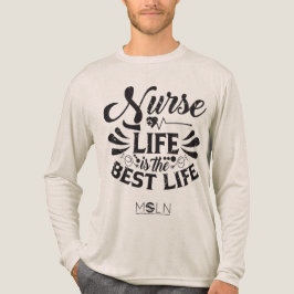 ナースライフ ライト トリブレンド ロングスリーブTシャツ トライブレンドTシャツ