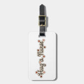 ナースラゲッジタグを抱き締める ラゲッジタグ (正面縦)