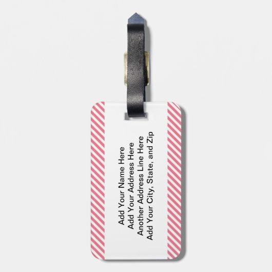 ナースラゲッジタグを抱き締める ラゲッジタグ (裏面縦)