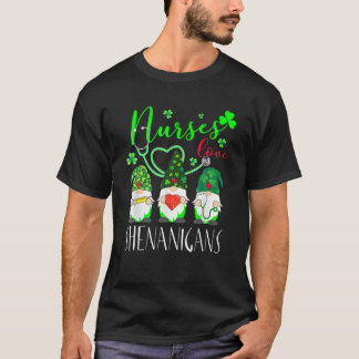 ナースラブシェナニおもしろいガン格言ナースサンパター Tシャツ