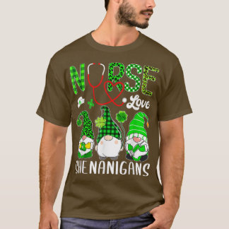 ナースラブシェナニおもしろいガン格言St patricksダ Tシャツ