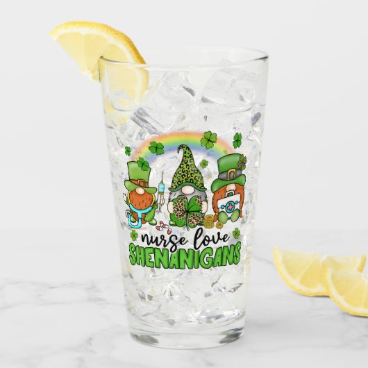 ナースラブシェナニガンセントパトリック タンブラーグラス (アイス正面)