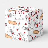 ナースラブプリント白の背景 フェイバーボックス (裏面サイド)