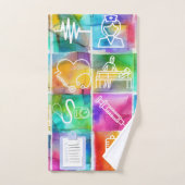 ナースラブ バスタオルセット (ハンドタオル)