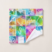 ナースラブ バスタオルセット (ウォッシュタオル)