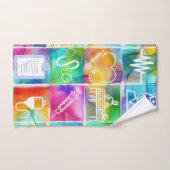 ナースラブ バスタオルセット (ハンドタオル)