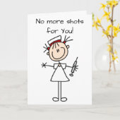 **ナースリタイア**ショット与えドリンクおもしろいしない カード (黄色い花)