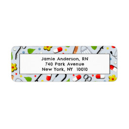 ナースリターンアドレス ラベル