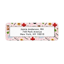 ナースリターンアドレス ラベル