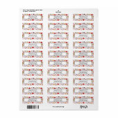 ナースリターンアドレス ラベル (フルシート)