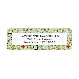 ナースリターンアドレス ラベル