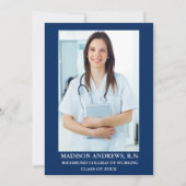 ナースレースブルーグラードパーティー招待状 – バックフォト 招待状 (裏面)