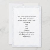 ナースロック、オレンジ、グリーンおもしろい 招待状 (裏面)