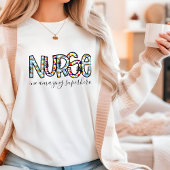 ナースワンアメージングスーパーヒーローモダンタイポグラフィ トライブレンドTシャツ