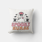 ナース不気味ハロウィーンの衣装 – エリーエレガンス クッション (正面)